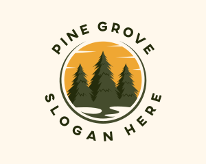 Pine - Pine Tree Forest logo design
