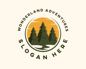 Pine Tree Forest logo design