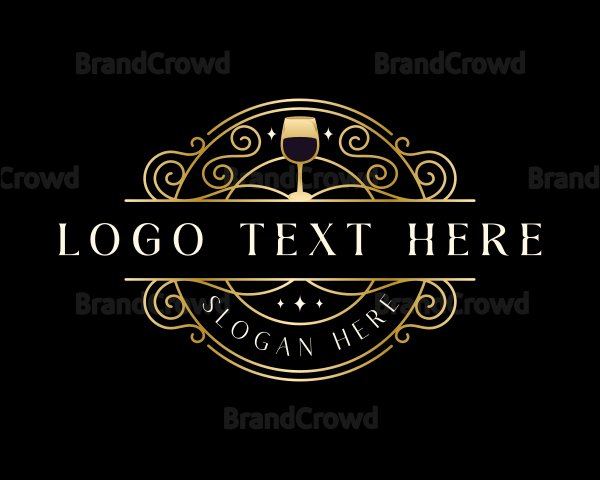 Luxury Wine Bar Logo