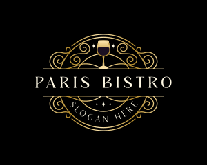 Luxury Wine Bar logo design