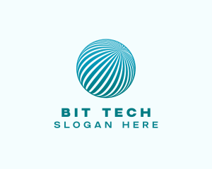 Digital Tech Sphere logo design