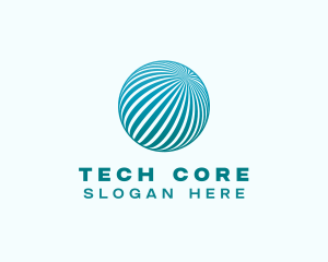 Digital Tech Sphere logo design