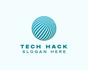 Digital Tech Sphere logo design