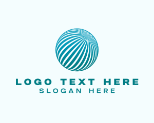 Global - Digital Tech Sphere logo design