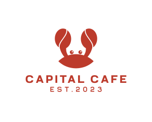 Coffee Seafood Crab Cafe  logo design