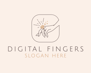 Fingers - Luxury Jewelry Diamond logo design