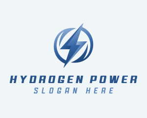 Power Lightning Energy  logo design