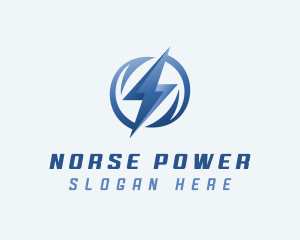 Power Lightning Energy  logo design