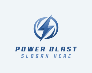 Power Lightning Energy  logo design