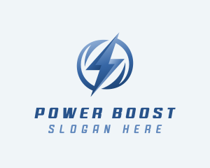 Power Lightning Energy  logo design