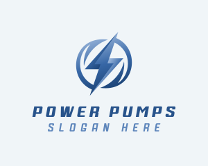 Power Lightning Energy  logo design