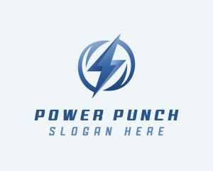 Power Lightning Energy  logo design