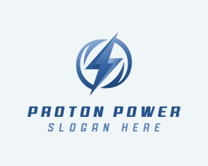 Power Lightning Energy  logo design