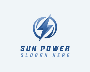 Power Lightning Energy  logo design