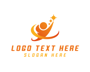 Leadership - Star Human Leader Outsourcing logo design