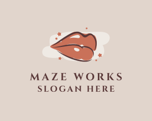 Beauty Lip Gloss  logo design