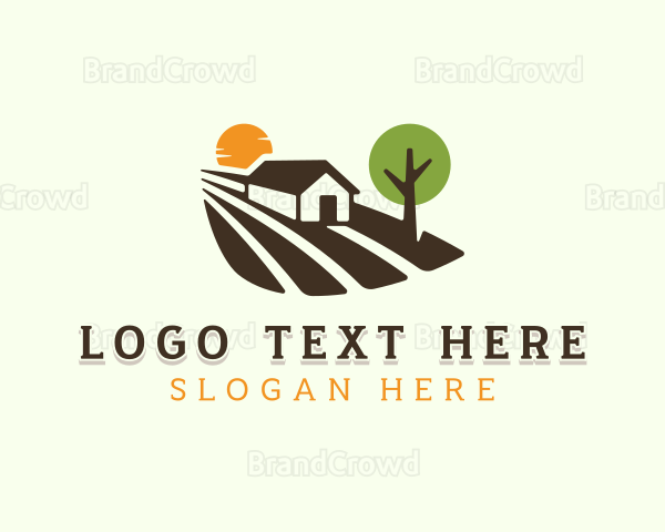 Backyard Lawn Landscaping Logo