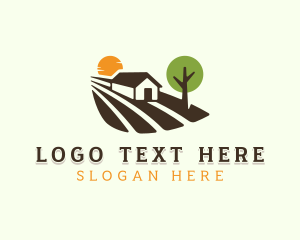 Backyard Lawn Landscaping Logo