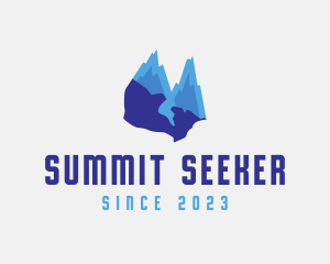 Climber - Canadian Rocky Mountain logo design