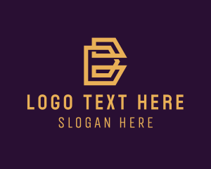 Symbol - Pattern Maze Letter D logo design