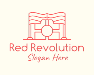 Red Flag Photography  logo design