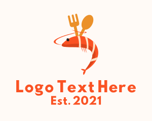 Shrimp Farm - Seafood Shrimp Cuisine logo design