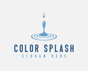 Cool Water Drop logo design