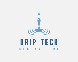 Cool Water Drop logo design