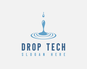 Drop - Cool Water Drop logo design