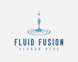 Cool Water Drop logo design