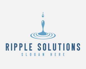 Cool Water Drop logo design