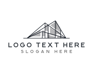 Residential - Contractor Architecture Building logo design