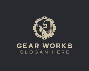 Industrial Welding Gear logo design