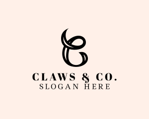 Fancy Script Business logo design