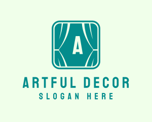 Decor - Window Curtain Decor logo design