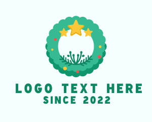 Holiday - Christmas Wreath Decoration logo design