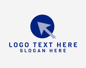 Telecommunication - Web Developer Cursor logo design
