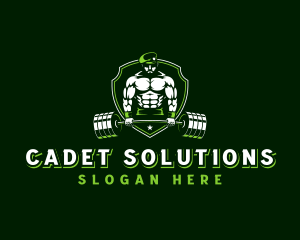 Cadet - Military Barbell Fitness logo design