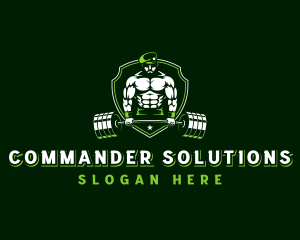 Sergeant - Military Barbell Fitness logo design