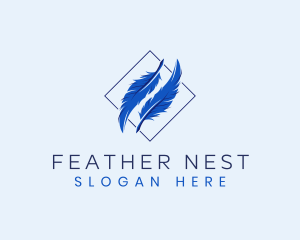 Feather Publishing Author logo design