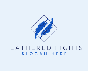 Feather Publishing Author logo design