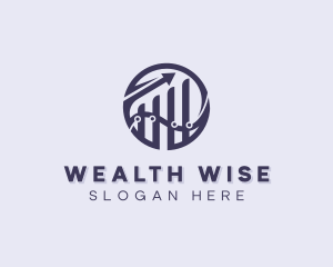 Financial - Financial Consultant Graph logo design