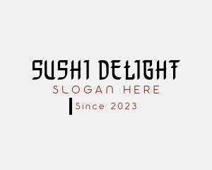 Sushi Bar - Oriental Japanese Business logo design