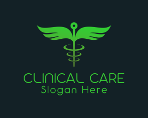 Medical Acupuncture Wings logo design