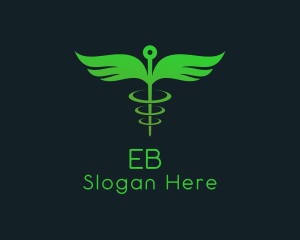 Natural - Medical Acupuncture Wings logo design