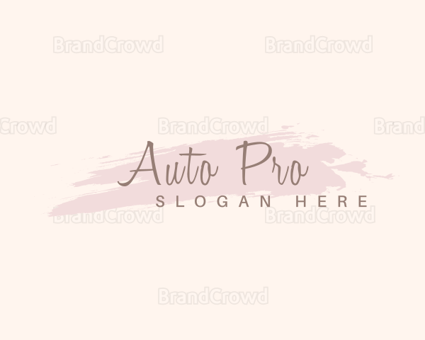 Elegant Feminine Signature Logo