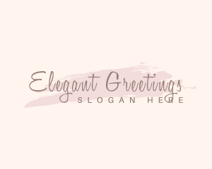 Elegant Feminine Signature logo design