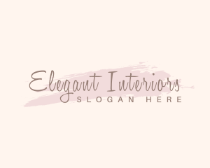 Elegant Feminine Signature logo design