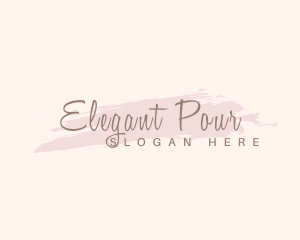 Elegant Feminine Signature logo design