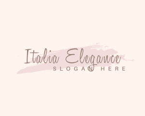 Elegant Feminine Signature logo design